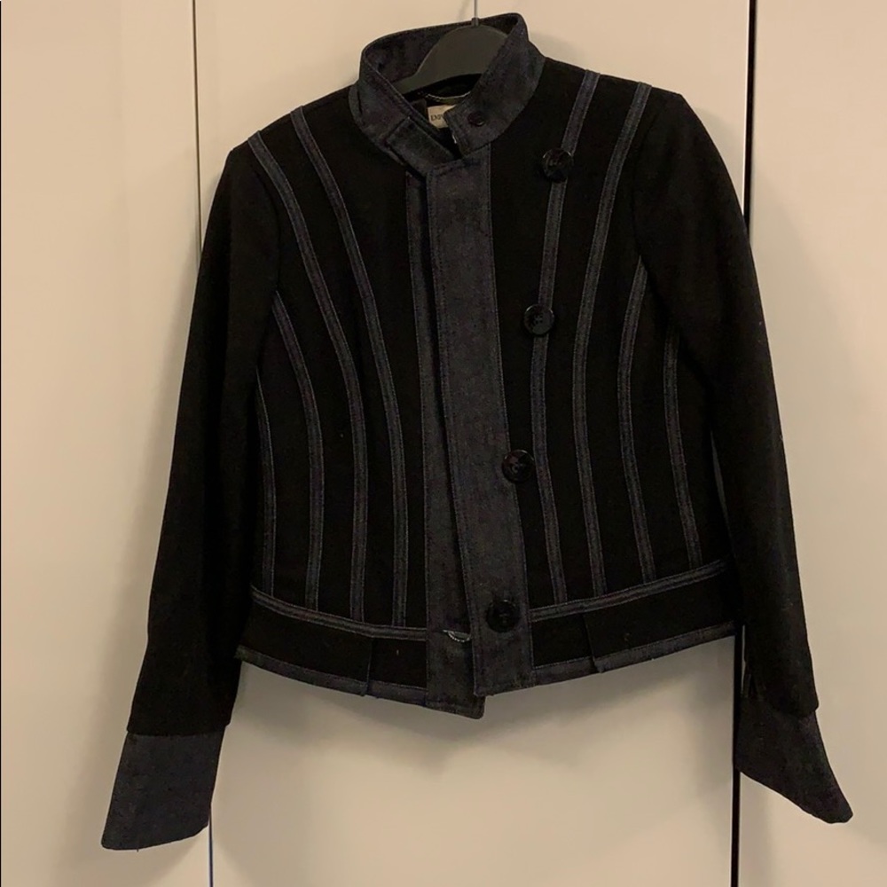 Denim and wool Armani Jeans jean jacket